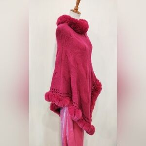 VIOLET CLICHE THROW OVER NWOT